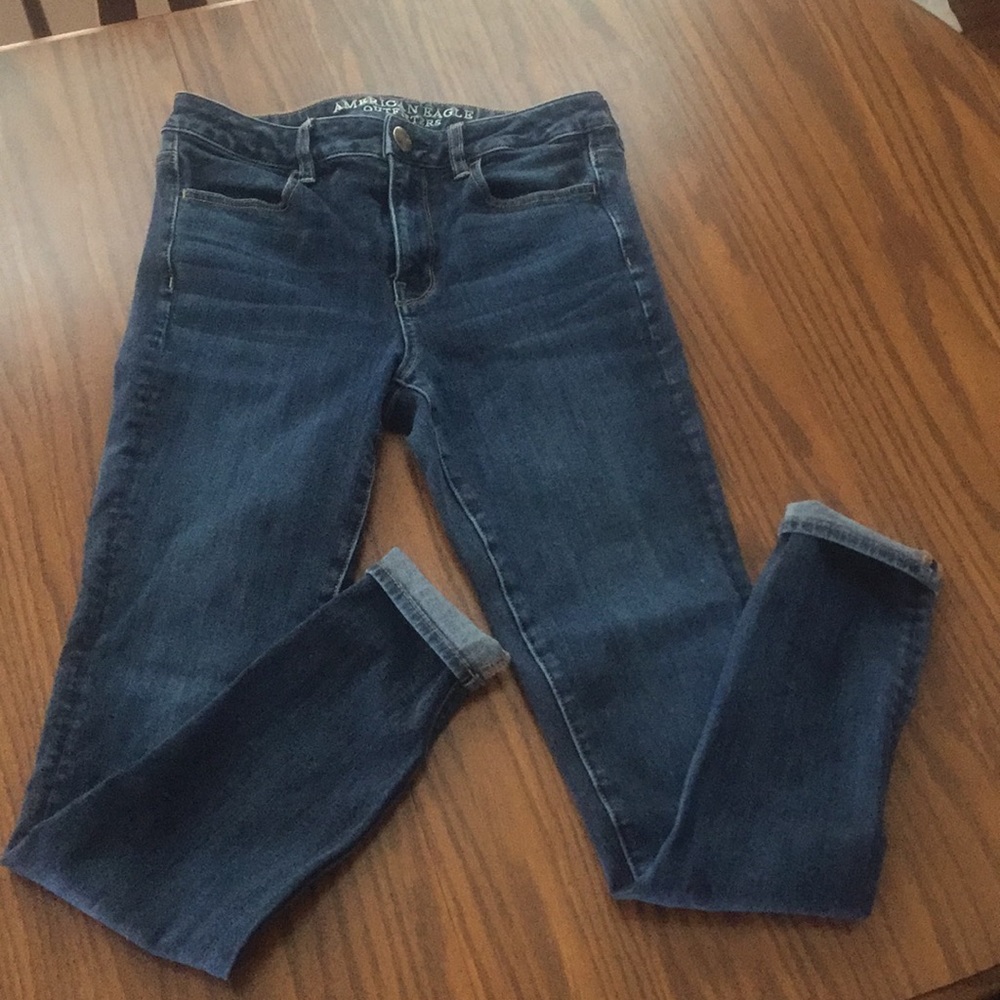High rise jeggings